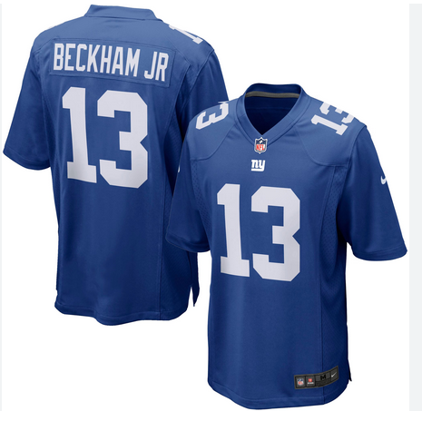 Men Nike Odell Beckham Jr. Royal New York Giants 2026 NFL Game Jersey